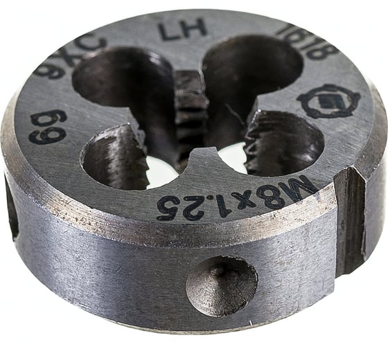 Плашка М 8 х1.25 9ХС левая ТМ Туламаш 102690