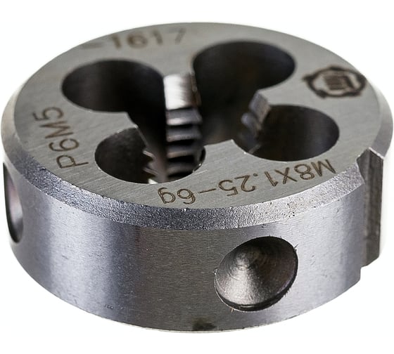 Плашка М 8 х1.25 Р6М5 6g ТМ Туламаш 137166