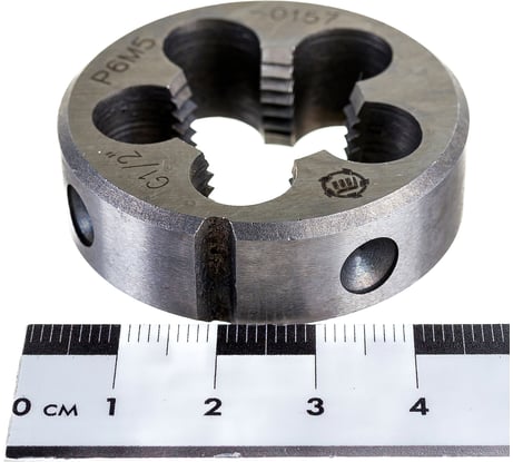 Плашка ООО "ТМТ ГРУПП" трубная цилиндрическая G 1/2" Р6М5 143398