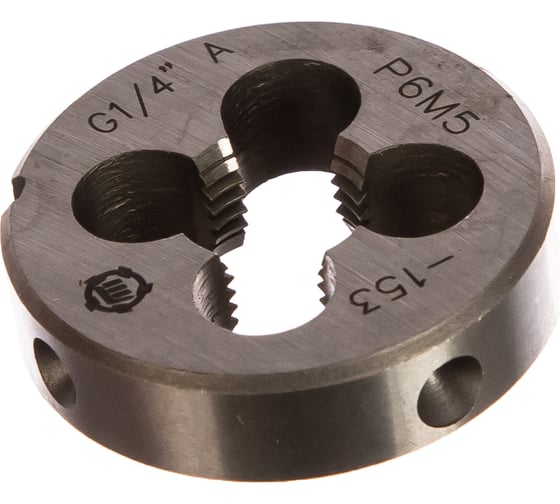 Плашка ООО "ТМТ ГРУПП" трубная цилиндрическая G 1/4" Р6М5 143399