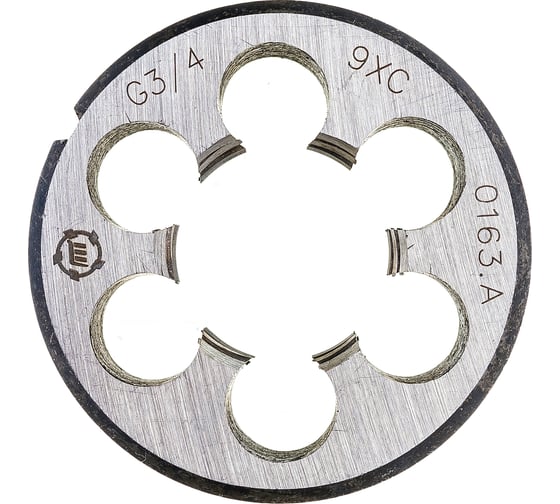Плашка, трубная цилиндрическая G 3/4 дюйма 9ХС ТМ Туламаш 57996