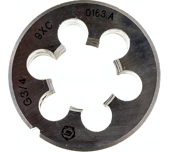 Плашка, трубная коническая R 3/4 дюйма 9ХС ТМ Туламаш 57986
