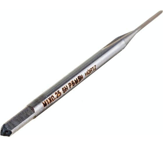 Метчик М 1,0x0,25 м/р комплект 2 шт. Р6М5 HORTZ 203851