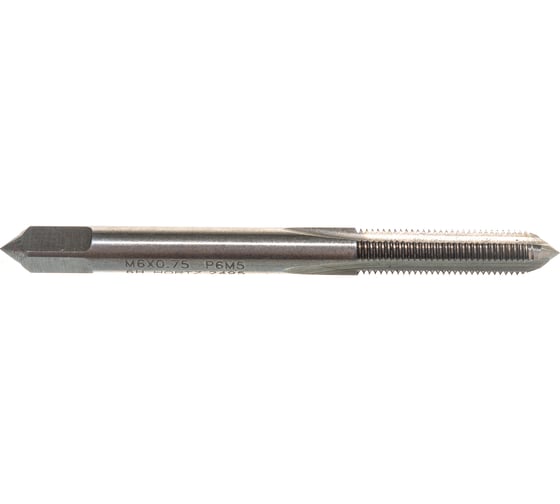 Метчик М 6x0,75 м/р комплект 2 шт. Р6М5 HORTZ 203861