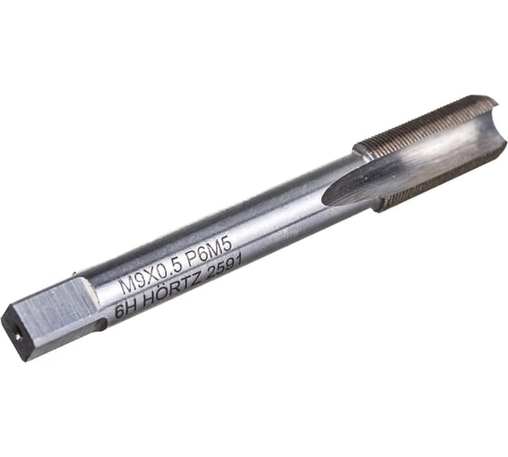 Метчик М 9x0,5 м/р комплект 2 шт. Р6М5 HORTZ 203869
