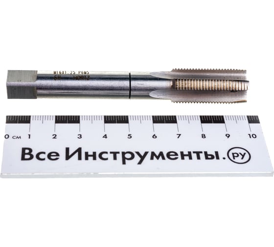 Метчик М16x1,25 м/р комплект 2 шт. Р6М5 HORTZ 203891