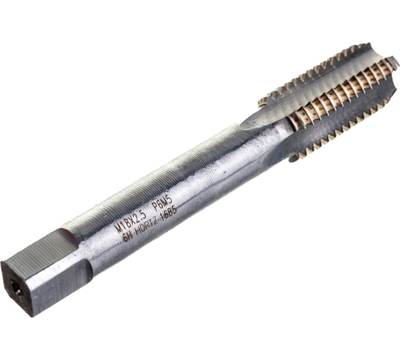 Метчик М18x2,5 м/р комплект 2 шт. Р6М5 HORTZ 203900