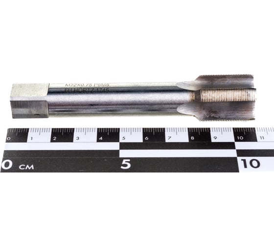 Метчик М22x0,75 м/р Р6М5 HORTZ 203727