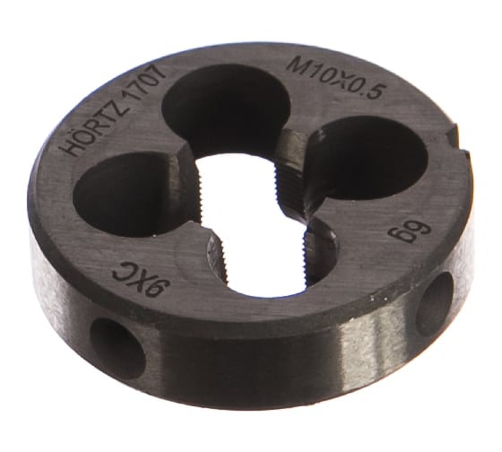 Плашка М 10 х0.5 9ХС HORTZ 204006