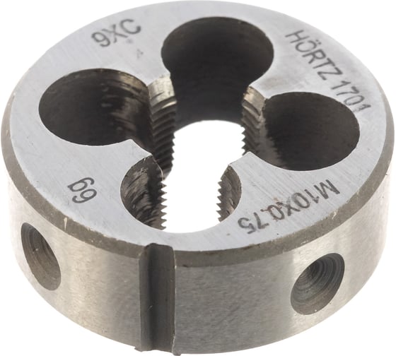 Плашка М 10 х0.75 9ХС HORTZ 204007