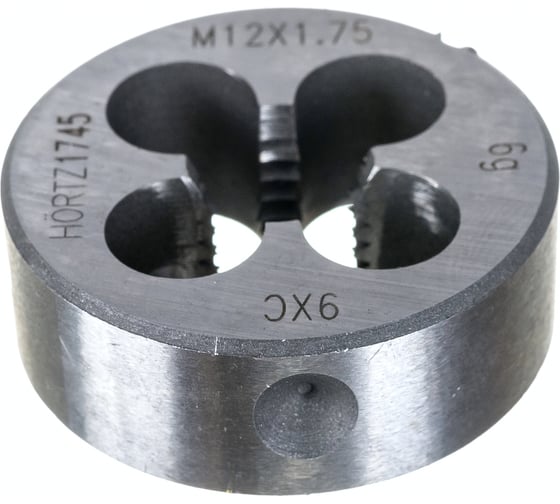 Плашка М 12 х1.75 9ХС HORTZ 204024 1