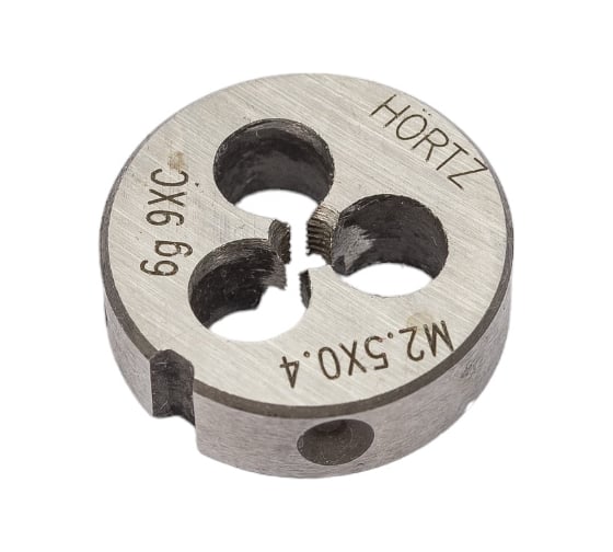 Плашка М 2.5 х0.4 9ХС HORTZ 203977