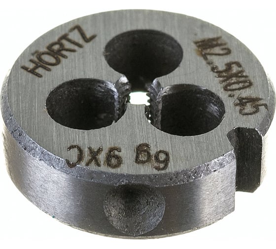 Плашка М 2.5 х0.45 9ХС HORTZ 203978