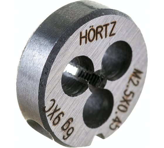 Плашка М 2.5 х0.45 9ХС HORTZ 203978