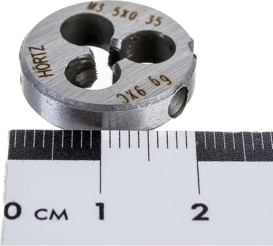 Плашка М 3.5 х0.35 9ХС HORTZ 203981