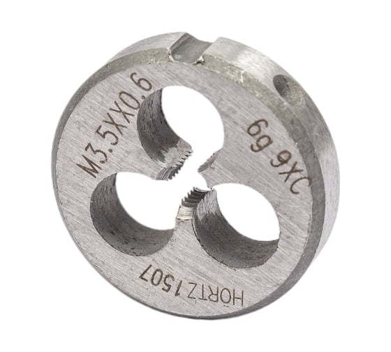 Плашка М 3.5 х0.6 9ХС HORTZ 203983