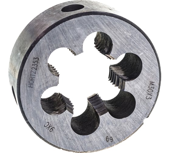 Плашка М 30 х3 9ХС HORTZ 204072