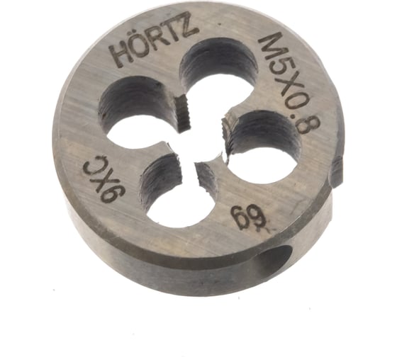 Плашка М 5 х0.8 9ХС HORTZ 203990