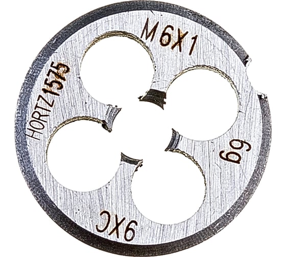 Плашка М 6 х1 9ХС HORTZ 203994