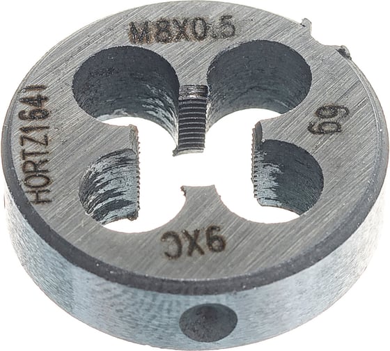 Плашка М 8 х0.5 9ХС HORTZ 203998