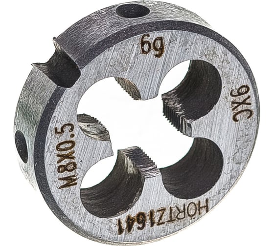 Плашка М 8 х0.5 9ХС HORTZ 203998