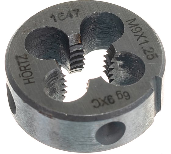 Плашка М 9 х1.25 9ХС HORTZ 204005