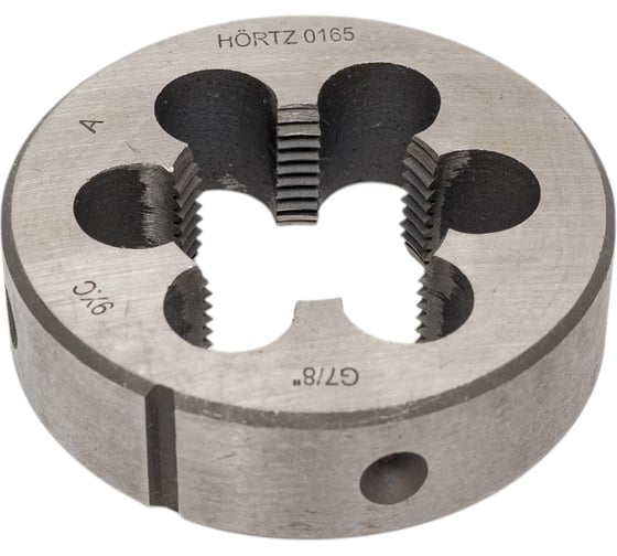 Трубная цилиндрическая плашка G 7/8 дюйма 9ХС HORTZ 204134