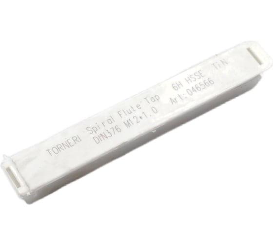 Машинно-ручной метчик TORNERI М12x1.0, DIN376, для глухих отверстий, с винтовой канавкой, с покрытием TiN HSSE 046566