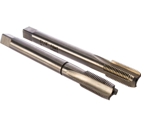 Метчик G 1/8 дюйма м/р комплект 2 шт. Р6М5 HORTZ 203807