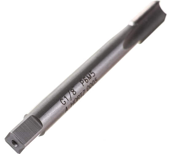 Метчик G 1/8 дюйма м/р комплект 2 шт. Р6М5 HORTZ 203807