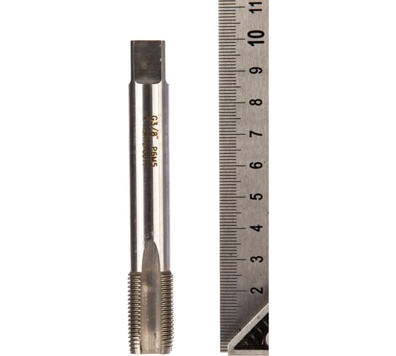 Метчик G 3/8 дюйма м/р Р6М5 HORTZ 203816