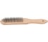 Проволочная щетка, 5 рядов проволоки, деревянная рукоятка Top Tools 14A605 3