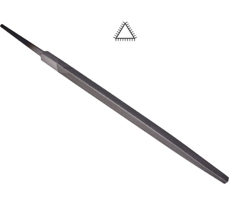 Трехгранный напильник 100мм №3 GRIFF 002739