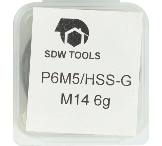 Плашка SDW TOOLS метрическая м14x1,0 р6м5 6g гост 9740-71 dh00084