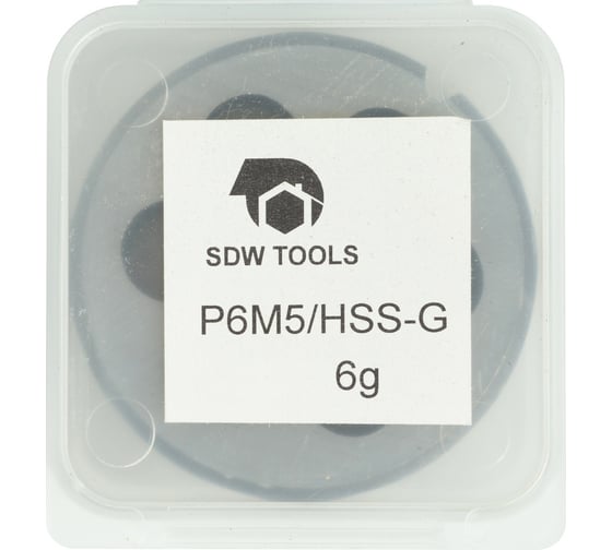 Плашка SDW TOOLS метрическая м22x1,5 р6м5 6g гост 9740-71 dh00086