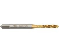 Метчик SDW TOOLS м/р м3,0x0,5 p6m5к5 tin гост 17933-72, с винтовой канавкой, tn00023