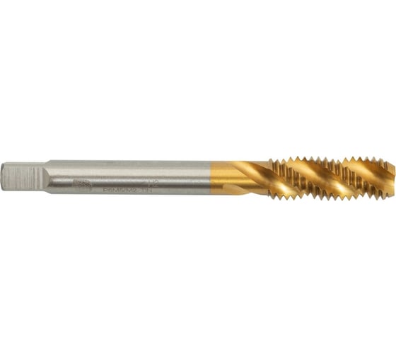 Метчик SDW TOOLS м/р м10x1,5 p6m5 tin гост 17933-72, с винтовой канавкой, tn00008