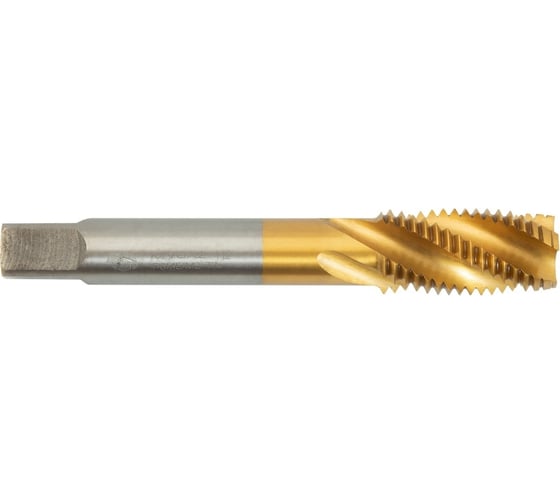 Метчик SDW TOOLS м/р m16x2,0 p6m5 tin гост 17933-72, с винтовой канавкой, tn00012 1