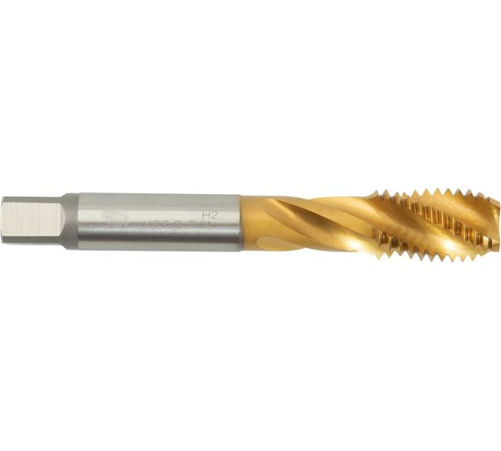 Метчик SDW TOOLS м/р м12x1,75 p6m5к5 tin гост 17933-72, с винтовой канавкой, tn00029 1