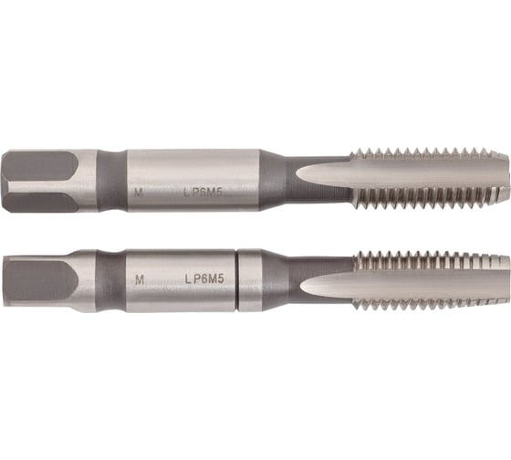 Метчик SDW TOOLS м/р м10x1,5 р6м5 lh к-т 2 шт. с усил. хв. ta00625