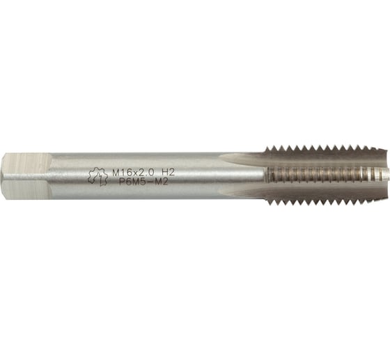 Метчик WOLFSTAR м/р м16x2,0 для скв. с прох. хв. р6м5/m2 гост 3266-81 ta00531 1
