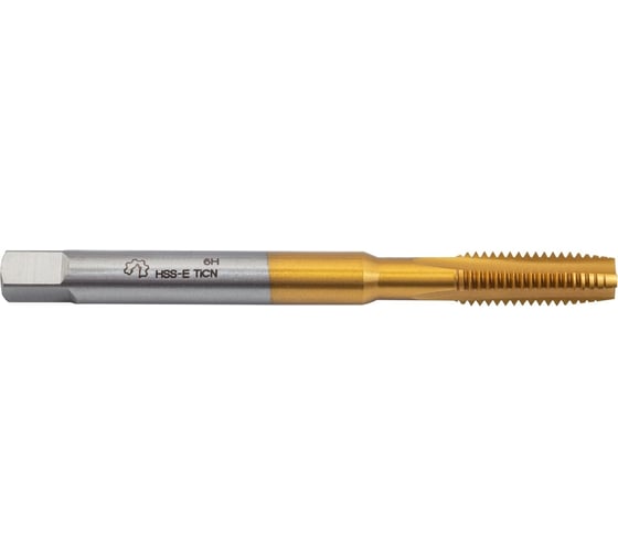 Метчик WOLFSTAR м/р m8,0x1,25 hss-e din371 tin, с прямой канавкой, tn98812 1