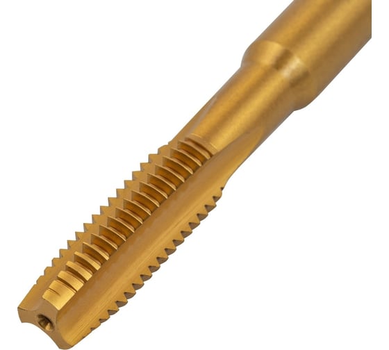 Метчик WOLFSTAR м/р m8,0x1,25 hss-e din371 tin, с прямой канавкой, tn98812