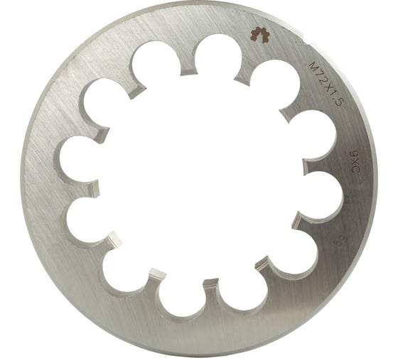 Плашка WOLFSTAR метрическая м72x1,5 9хс гост 9740 dr72150