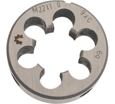 Плашка WOLFSTAR метрическая м22x1,0 9хс гост 9740 dr22100