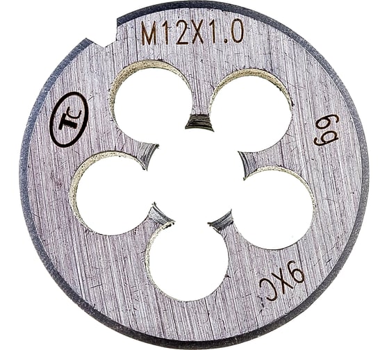 Плашка М12.0х1.0, 9ХС ТехноСталь t240057