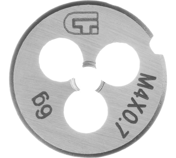 Плашка М4x0,7 мм СИБРТЕХ 77009