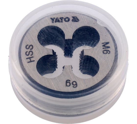 Плашка YATO М6x1,0 HSS М2 YT-2963 36522963 092 1