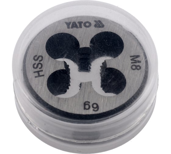 Плашка YATO М8x1,25 HSS М2 YT-2965 36522965 092 1