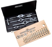 Набор метчиков и плашек М3-М12 HSS-E со сверлами NORGAU 013904350